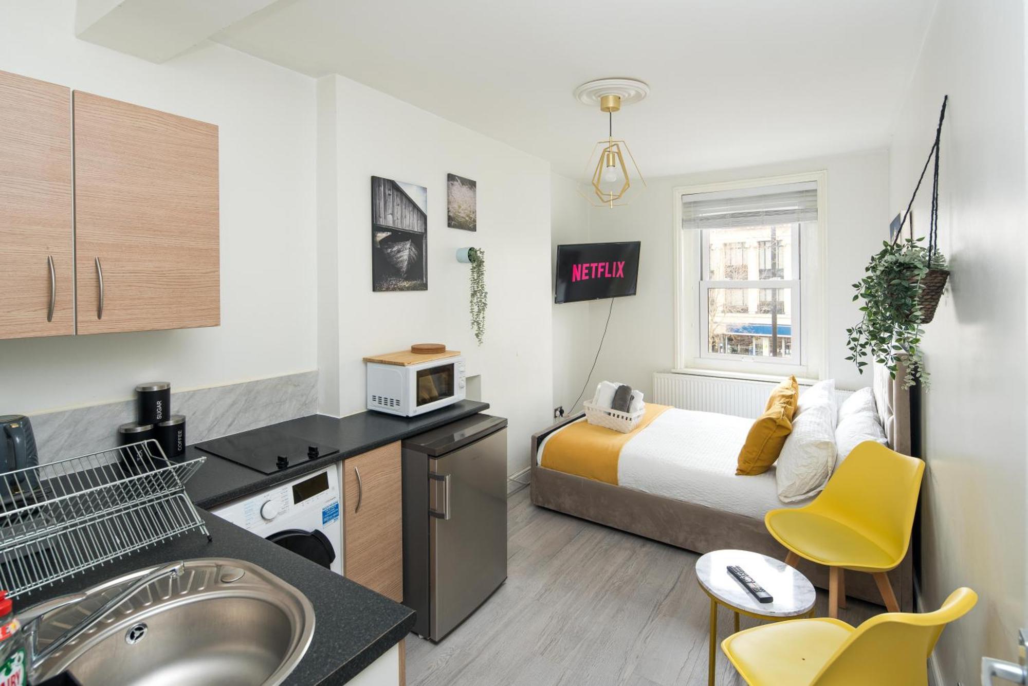 Apartamento Spacious For Up To 4! Sofa Bed Londres